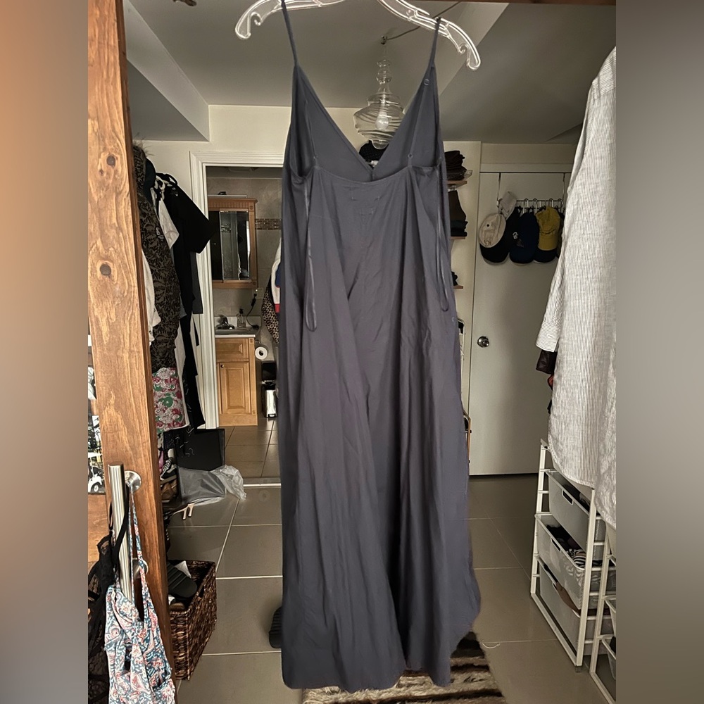 Aritzia Babaton Nouvelle Poplin Dress - Navy blue - Picture 3 of 5
